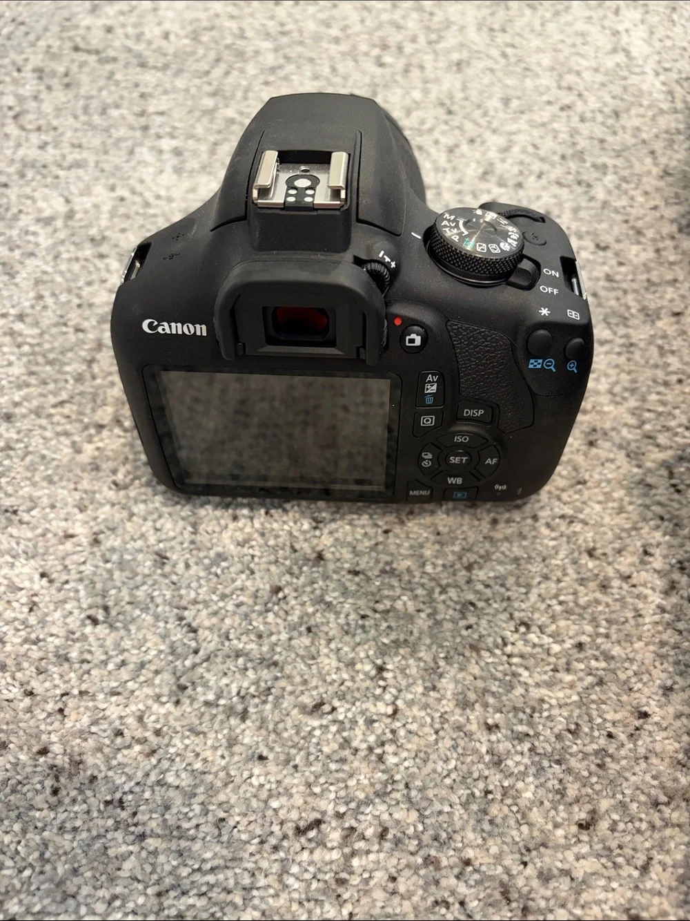 Canon Black EOS Rebel T7 with 18-55 MM Kit Lens